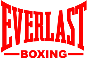 Red Everlast Boxing logo with bold, stylized letters on a white background. The word Everlast is arched, and Boxing is written below in smaller text, reminiscent of the vibrant boxing cultures in Mexico and China.